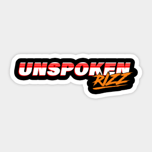 unspoken rizz Sticker